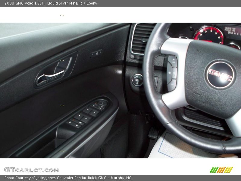 Liquid Silver Metallic / Ebony 2008 GMC Acadia SLT