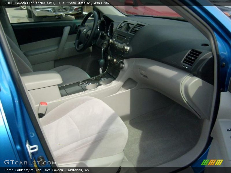 Blue Streak Metallic / Ash Gray 2008 Toyota Highlander 4WD