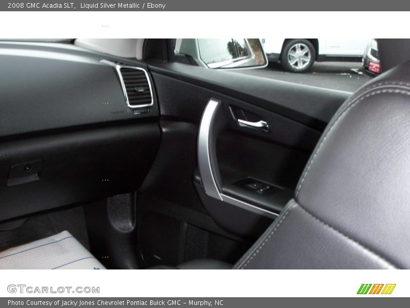 Liquid Silver Metallic / Ebony 2008 GMC Acadia SLT