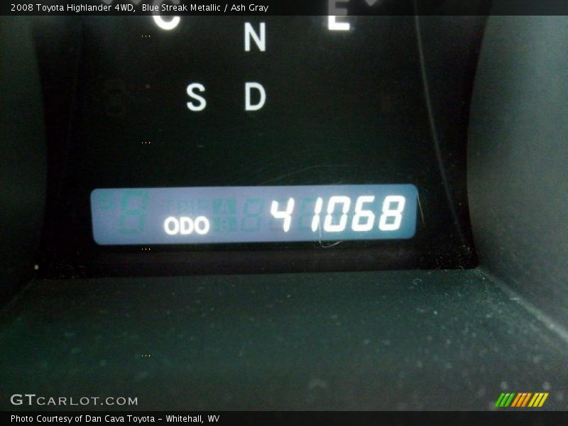 Blue Streak Metallic / Ash Gray 2008 Toyota Highlander 4WD