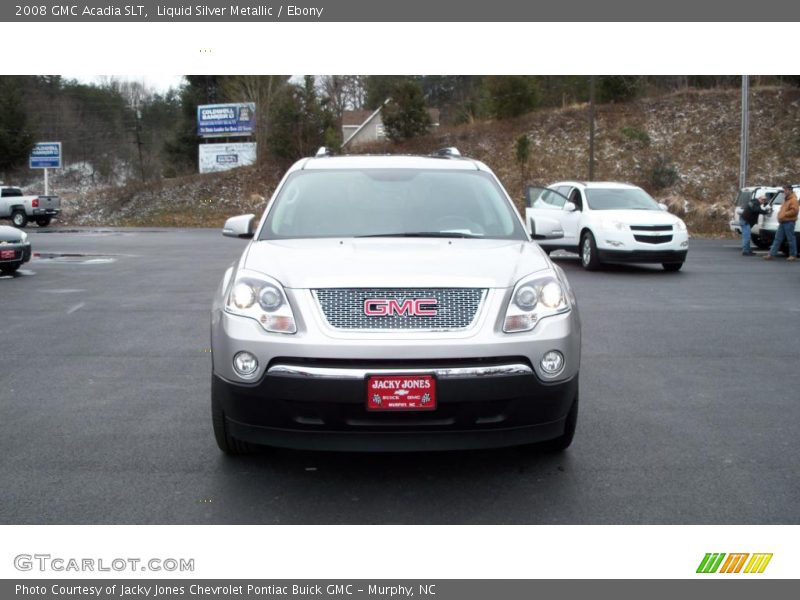 Liquid Silver Metallic / Ebony 2008 GMC Acadia SLT