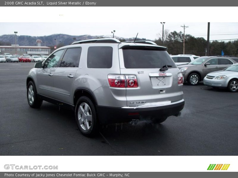 Liquid Silver Metallic / Ebony 2008 GMC Acadia SLT