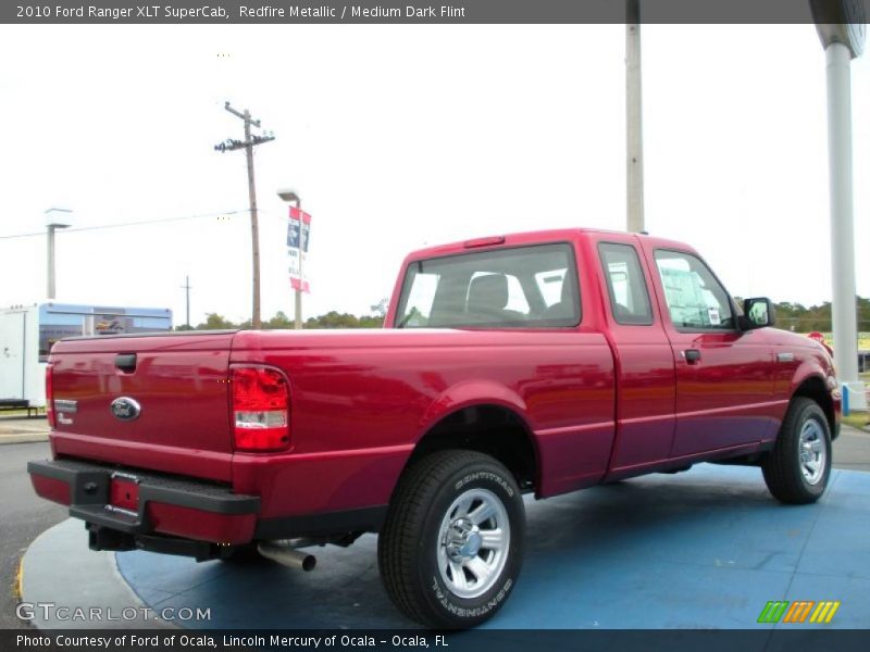 Redfire Metallic / Medium Dark Flint 2010 Ford Ranger XLT SuperCab