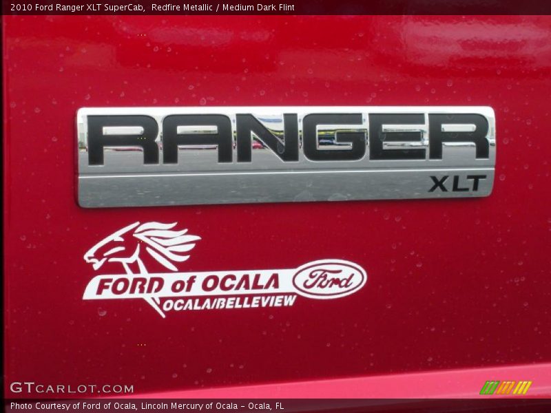 Redfire Metallic / Medium Dark Flint 2010 Ford Ranger XLT SuperCab