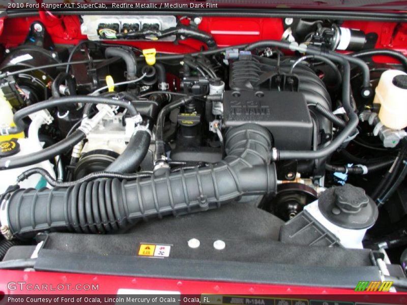 Redfire Metallic / Medium Dark Flint 2010 Ford Ranger XLT SuperCab