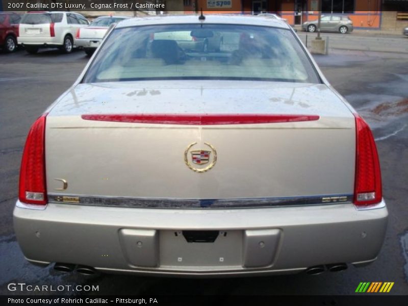 Cognac Frost / Cashmere 2007 Cadillac DTS Luxury