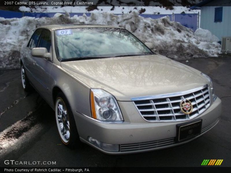 Cognac Frost / Cashmere 2007 Cadillac DTS Luxury