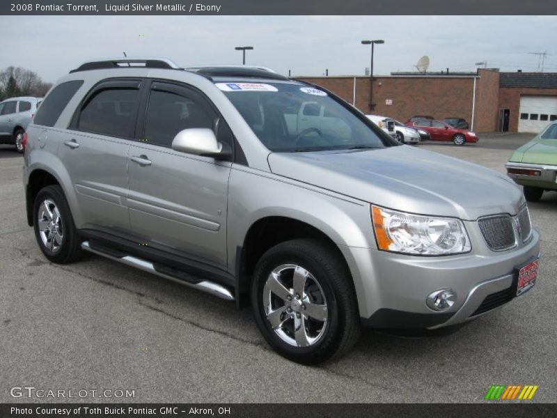 Liquid Silver Metallic / Ebony 2008 Pontiac Torrent