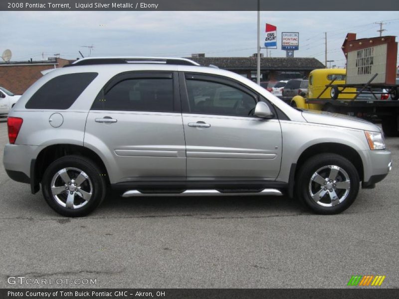 Liquid Silver Metallic / Ebony 2008 Pontiac Torrent