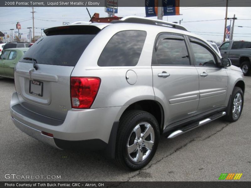 Liquid Silver Metallic / Ebony 2008 Pontiac Torrent