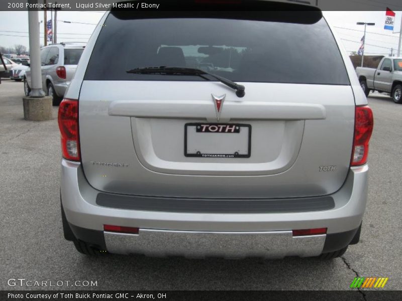 Liquid Silver Metallic / Ebony 2008 Pontiac Torrent