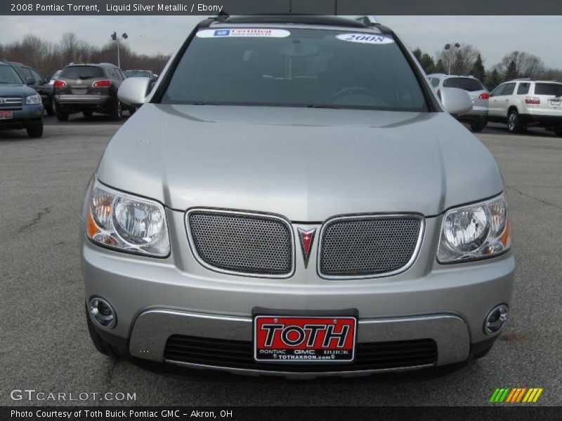 Liquid Silver Metallic / Ebony 2008 Pontiac Torrent