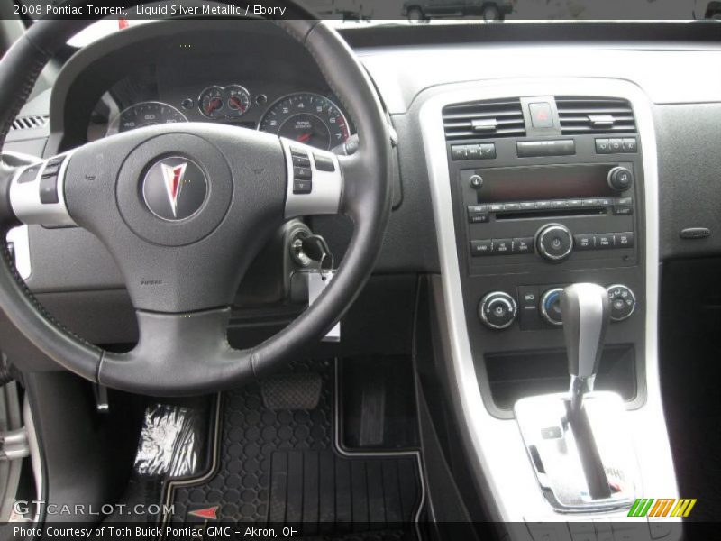 Liquid Silver Metallic / Ebony 2008 Pontiac Torrent
