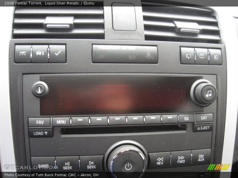 Liquid Silver Metallic / Ebony 2008 Pontiac Torrent