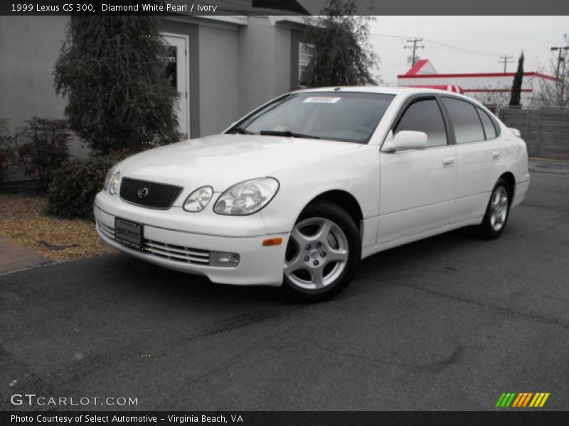 Diamond White Pearl / Ivory 1999 Lexus GS 300