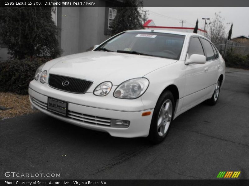 Diamond White Pearl / Ivory 1999 Lexus GS 300