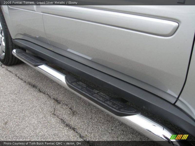 Liquid Silver Metallic / Ebony 2008 Pontiac Torrent