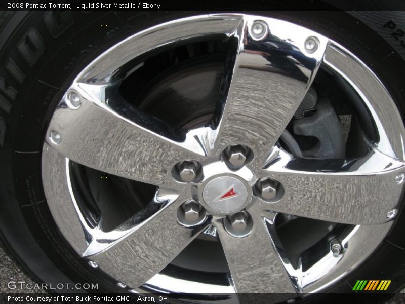 Liquid Silver Metallic / Ebony 2008 Pontiac Torrent
