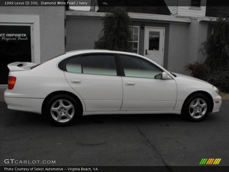 Diamond White Pearl / Ivory 1999 Lexus GS 300