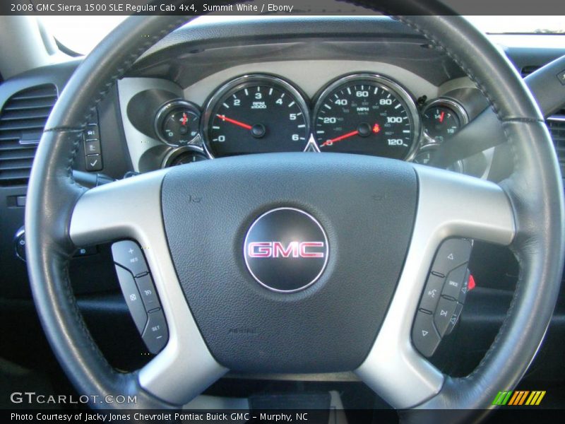 Summit White / Ebony 2008 GMC Sierra 1500 SLE Regular Cab 4x4