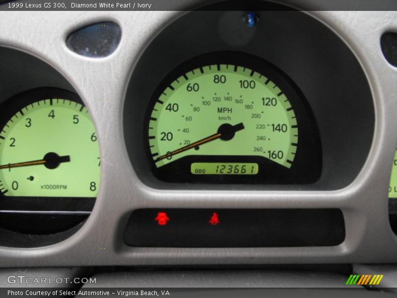 Diamond White Pearl / Ivory 1999 Lexus GS 300