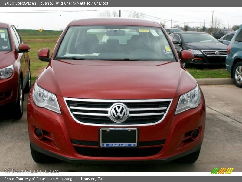 Wild Cherry Metallic / Charcoal 2010 Volkswagen Tiguan S