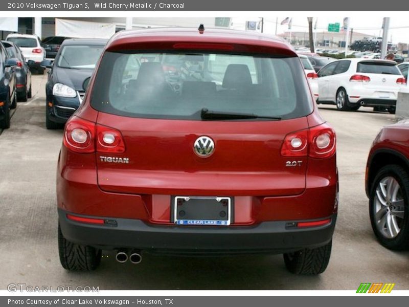 Wild Cherry Metallic / Charcoal 2010 Volkswagen Tiguan S