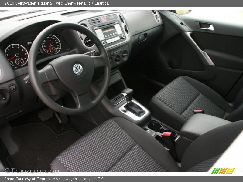 Wild Cherry Metallic / Charcoal 2010 Volkswagen Tiguan S