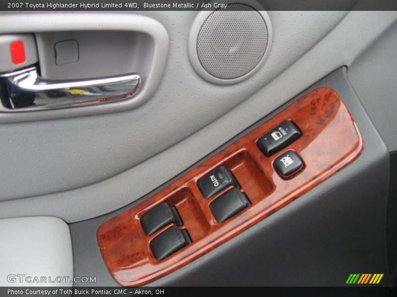 Bluestone Metallic / Ash Gray 2007 Toyota Highlander Hybrid Limited 4WD