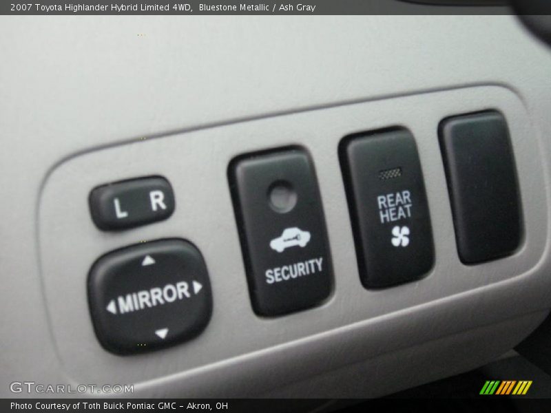 Bluestone Metallic / Ash Gray 2007 Toyota Highlander Hybrid Limited 4WD