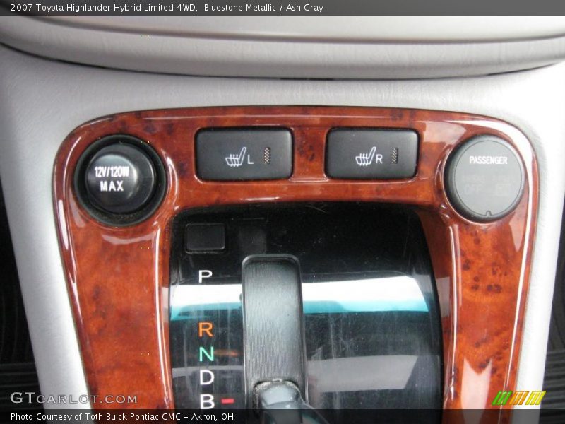 Bluestone Metallic / Ash Gray 2007 Toyota Highlander Hybrid Limited 4WD