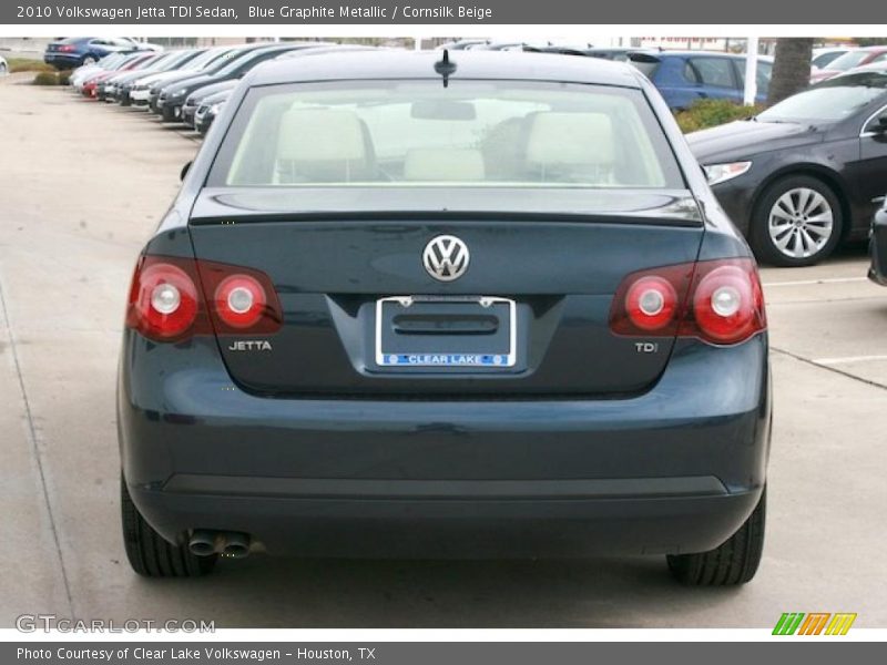 Blue Graphite Metallic / Cornsilk Beige 2010 Volkswagen Jetta TDI Sedan