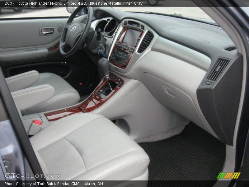 Bluestone Metallic / Ash Gray 2007 Toyota Highlander Hybrid Limited 4WD