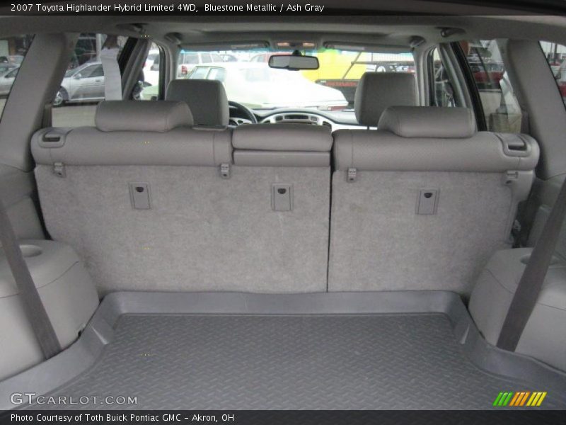 Bluestone Metallic / Ash Gray 2007 Toyota Highlander Hybrid Limited 4WD