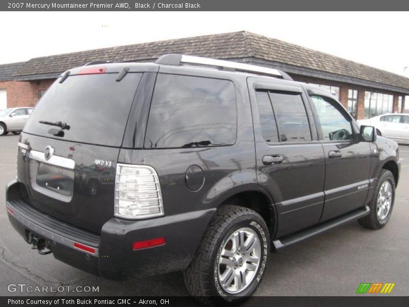 Black / Charcoal Black 2007 Mercury Mountaineer Premier AWD