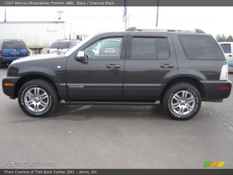 Black / Charcoal Black 2007 Mercury Mountaineer Premier AWD