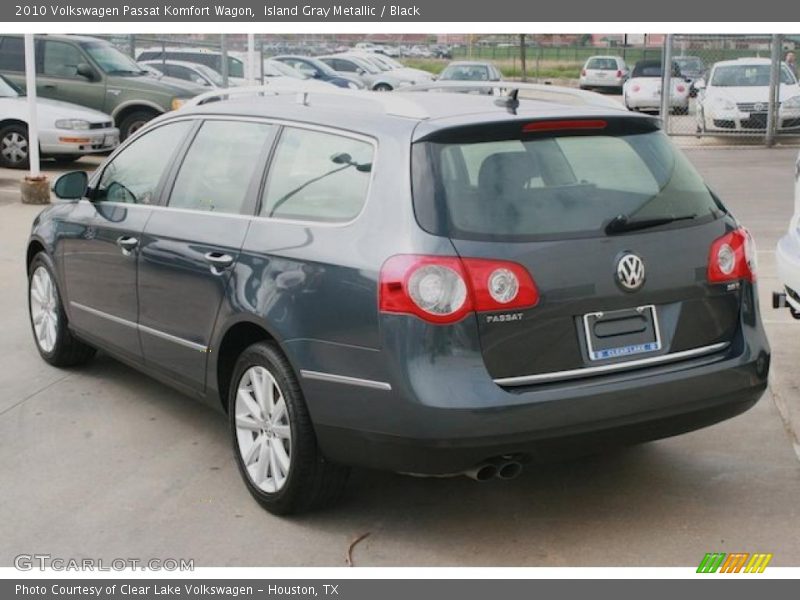 Island Gray Metallic / Black 2010 Volkswagen Passat Komfort Wagon