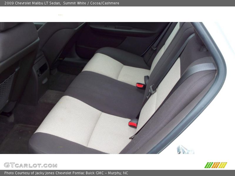 Summit White / Cocoa/Cashmere 2009 Chevrolet Malibu LT Sedan