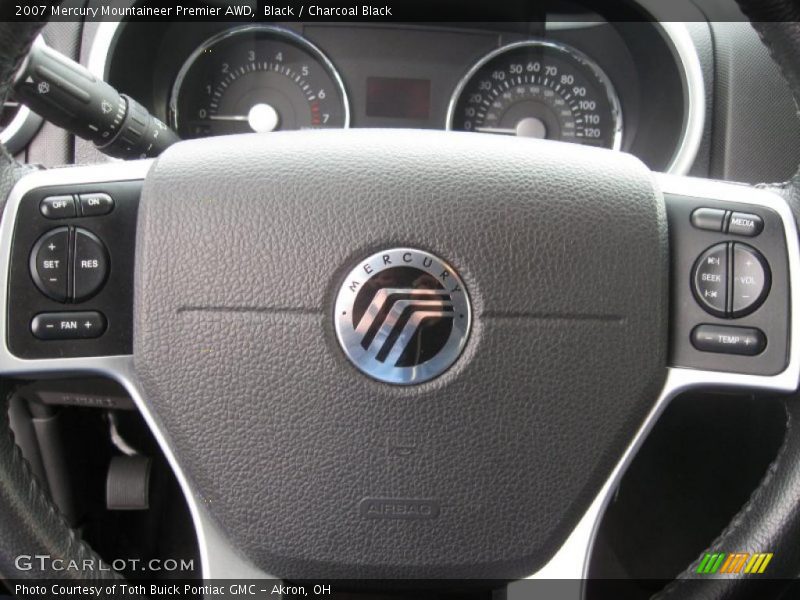 Black / Charcoal Black 2007 Mercury Mountaineer Premier AWD