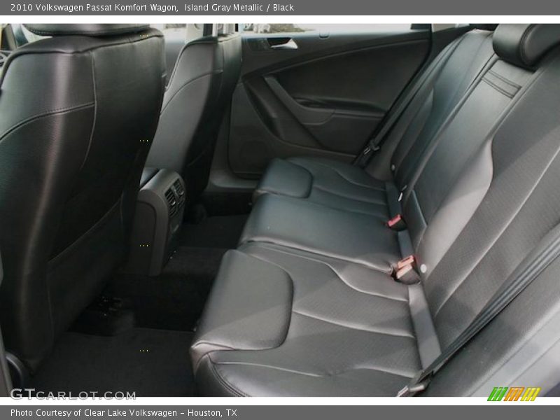 Island Gray Metallic / Black 2010 Volkswagen Passat Komfort Wagon