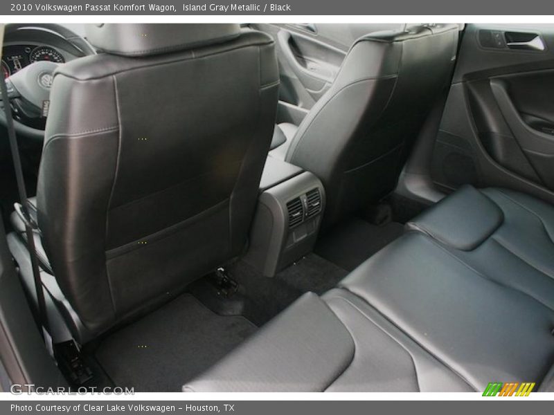 Island Gray Metallic / Black 2010 Volkswagen Passat Komfort Wagon