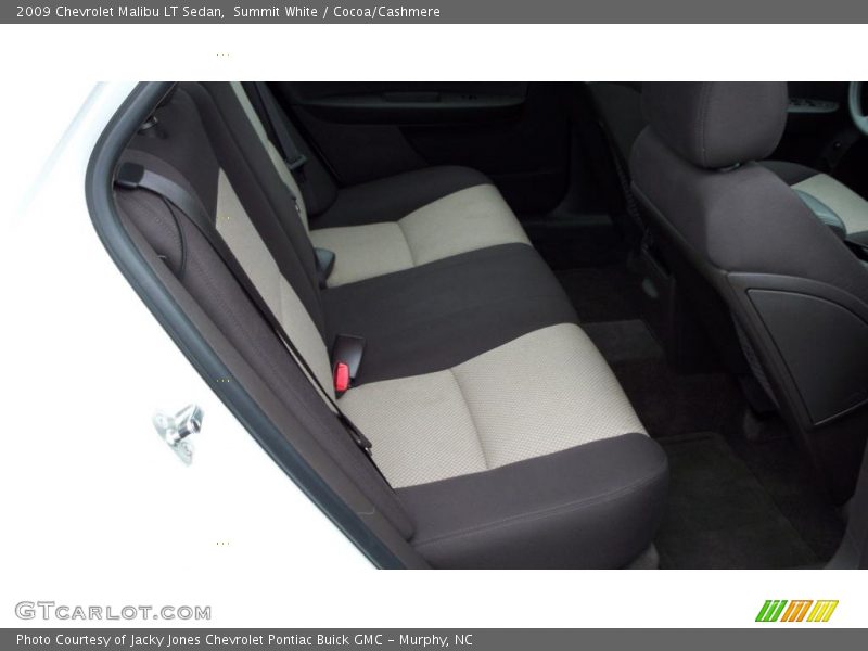Summit White / Cocoa/Cashmere 2009 Chevrolet Malibu LT Sedan