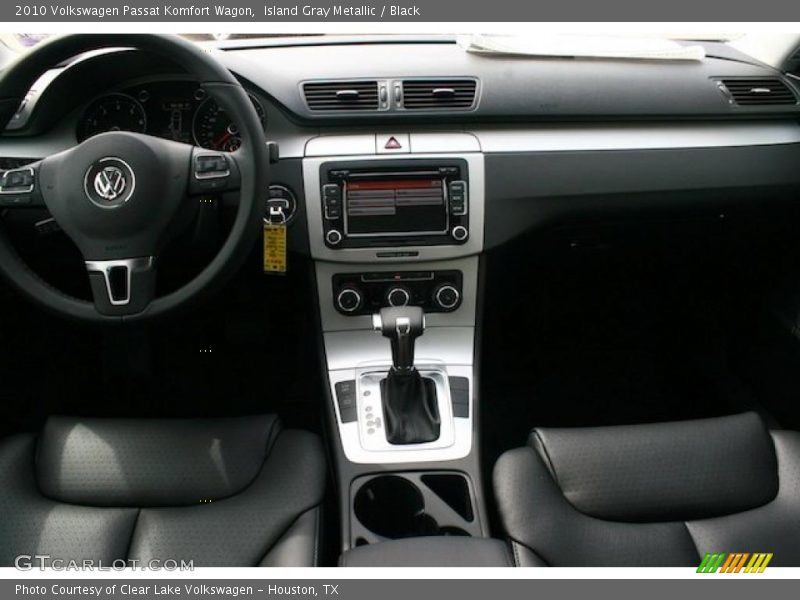 Island Gray Metallic / Black 2010 Volkswagen Passat Komfort Wagon