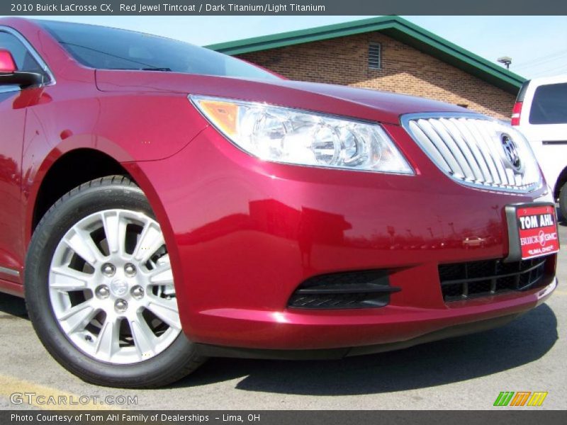 Red Jewel Tintcoat / Dark Titanium/Light Titanium 2010 Buick LaCrosse CX