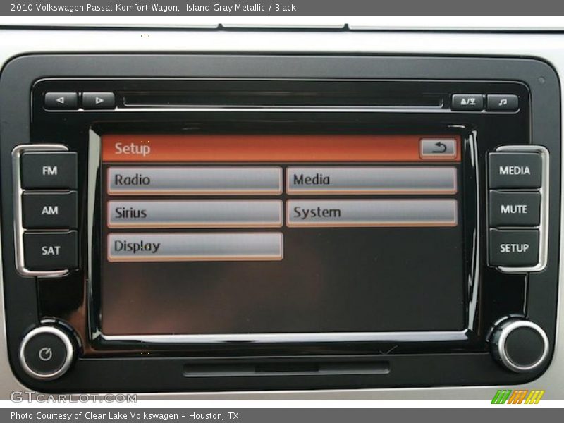 Island Gray Metallic / Black 2010 Volkswagen Passat Komfort Wagon