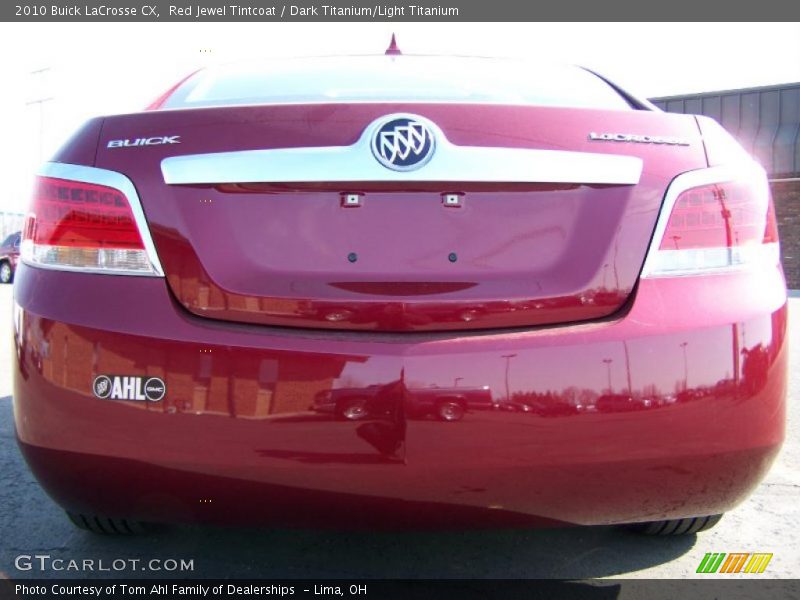 Red Jewel Tintcoat / Dark Titanium/Light Titanium 2010 Buick LaCrosse CX