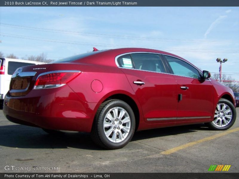 Red Jewel Tintcoat / Dark Titanium/Light Titanium 2010 Buick LaCrosse CX