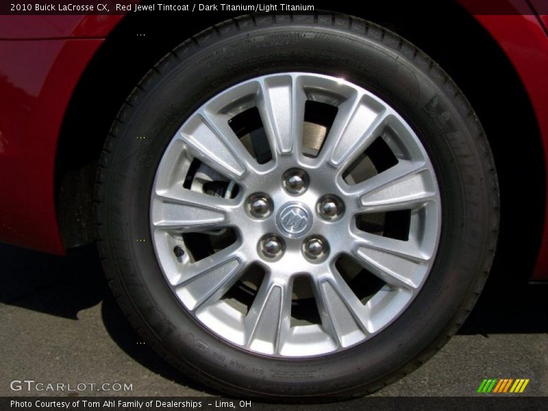 Red Jewel Tintcoat / Dark Titanium/Light Titanium 2010 Buick LaCrosse CX
