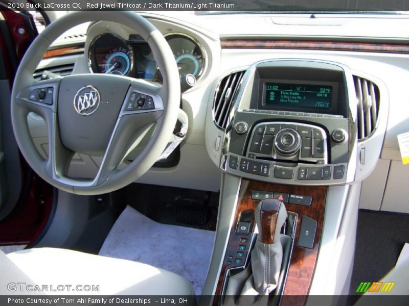 Red Jewel Tintcoat / Dark Titanium/Light Titanium 2010 Buick LaCrosse CX