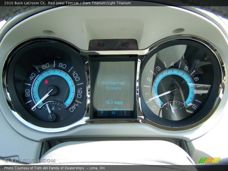 Red Jewel Tintcoat / Dark Titanium/Light Titanium 2010 Buick LaCrosse CX